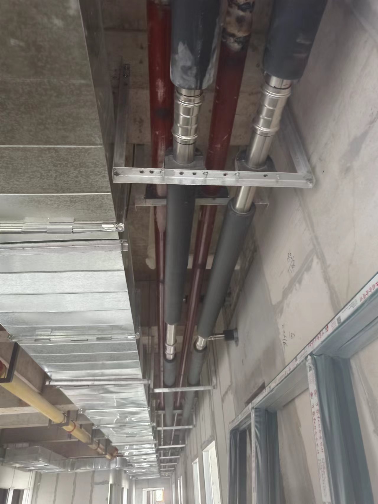 黄冈市中医医院不锈钢水管工程
